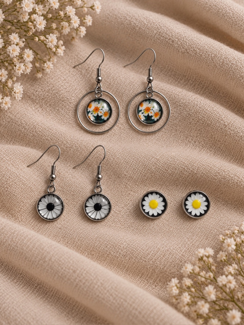 Daisy earrings (3)